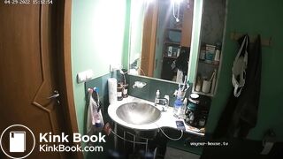 Woman pooping in Toilet 230