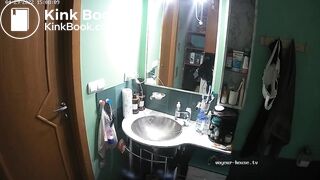 Woman pooping in Toilet 230