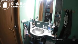 Woman pooping in Toilet 230