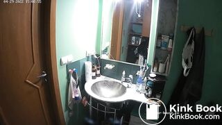 Woman pooping in Toilet 230
