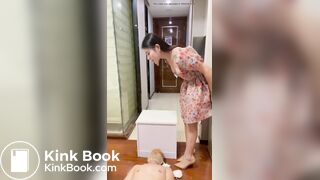 Lucky toilet slave eat Chinese slut shit 8