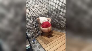 Lucky toilet slave eat Chinese slut shit 4