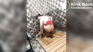 Lucky toilet slave eat Chinese slut shit 4