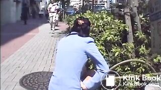 Reporter pantypoop in public