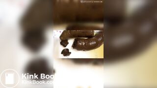 Cute teen shits massive log 2