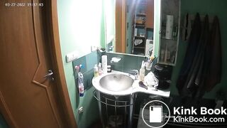 Woman pooping in Toilet 228