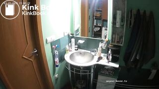 Woman pooping in Toilet 228