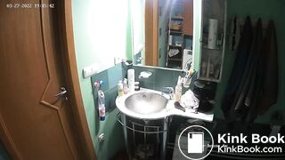 Woman pooping in Toilet 228