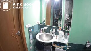 Woman pooping in Toilet 227