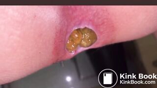 Japanese Girl constipated turd 2