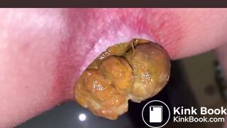 Japanese Girl constipated turd 2