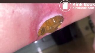 Japanese Girl constipated turd 2