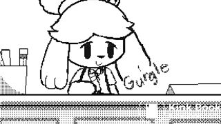 Animal Crossing diaper animation