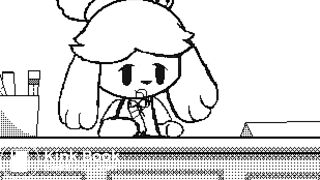 Animal Crossing diaper animation