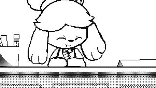 Animal Crossing diaper animation