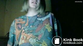 Nasty N tastes her shit on cam