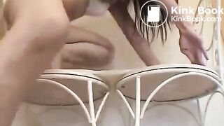 Very huge turd from big ass