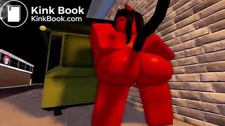 Demon girl Fart and poop