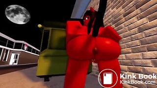 Demon girl Fart and poop