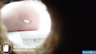 Woman Having Diarrhea in Public Restroom Voyeur - video 2