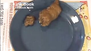 Hot blonde teen poops for us