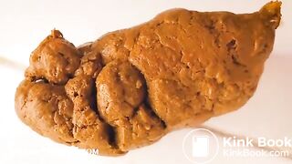 Girl shitting in blue thong