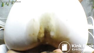 White Legging Facesitting scat/fart smother