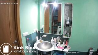 Woman pooping in Toilet 210