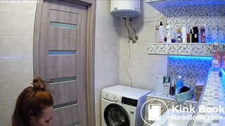 Woman pooping in Toilet 221