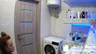 Woman pooping in Toilet 221