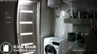 Woman pooping in Toilet 221