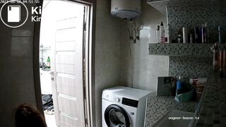 Woman pooping in Toilet 221