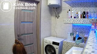 Woman pooping in Toilet 221