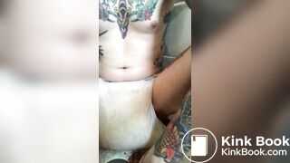 FILTHY LEAKING MESSY DIAPER SITTING