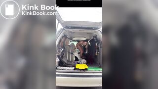 Girl casually pees and poops