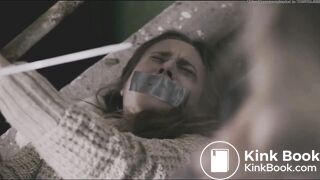 Movie scene: K!dnapped girl shits herself.