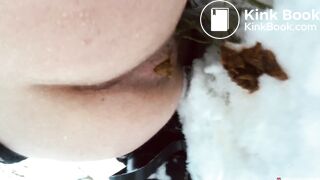 Swedish girl pooping