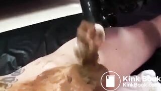 Scat handjob - scat porn