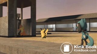 Riolu tries ot keep holding it