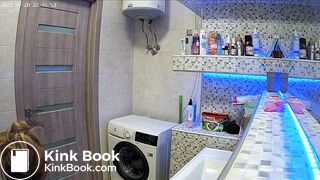 Woman pooping in Toilet 217