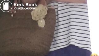 Japanese girl have diarrhea in an alley [EE*069]