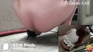 Japanese lady with round buttocks shit in alley[EE*069]