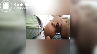 Nasty girl gapes her ass