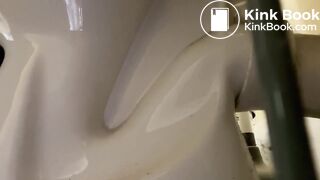 Pooping toilet Girl YT Three poos in very quick succes