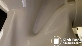 Pooping toilet Girl YT Three poos in very quick succes