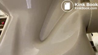 Pooping toilet Girl YT Three poos in very quick succes