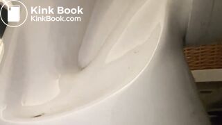 Pooping toilet girl YT 8, Another big morning poo