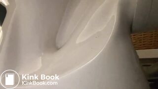 Pooping toilet girl YT 8, Another big morning poo