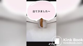 Japanese Women Stomach Stuffing Fart & Pooping