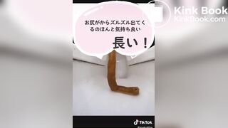 Japanese Women Stomach Stuffing Fart & Pooping